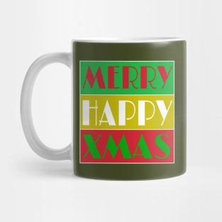 Merry Happy Xmas - Front Mug